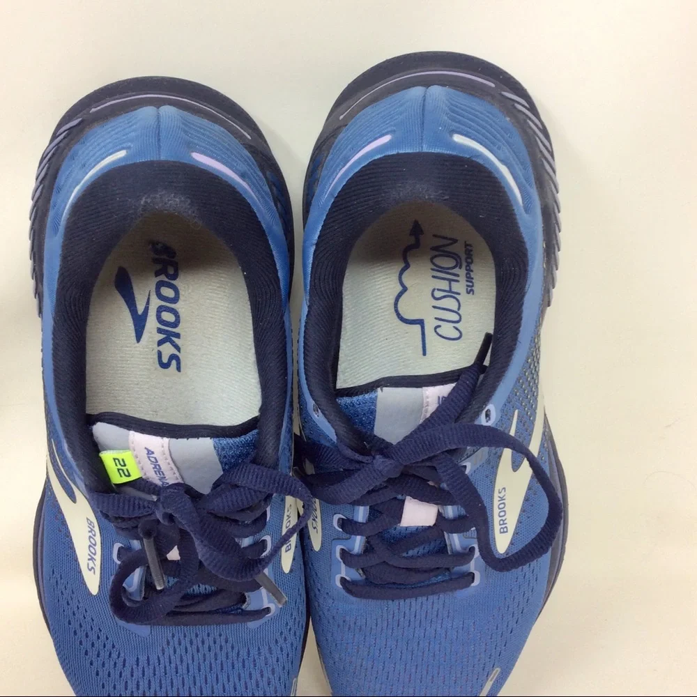 Brooks Adrenaline GTS 22 Women's Running Shoes Blue Gray Size 7.5 Sneakers - Picture 9 of 11